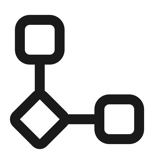 Flowchart 32 regular icon, solid style, from Fluent UI System Icons