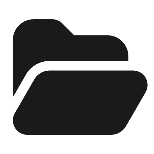 Folder open 24 filled icon, filled style, from Fluent UI System Icons