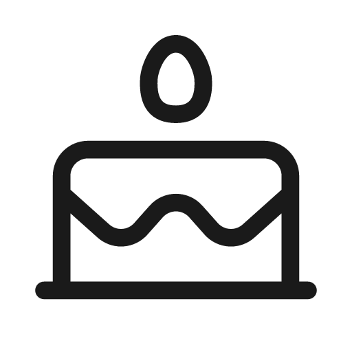 Food cake 20 regular icon, solid style, from Fluent UI System Icons