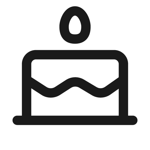 Food cake 24 regular icon, solid style, from Fluent UI System Icons