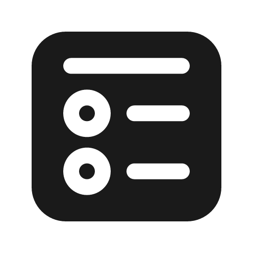 Form 24 filled icon, filled style, from Fluent UI System Icons