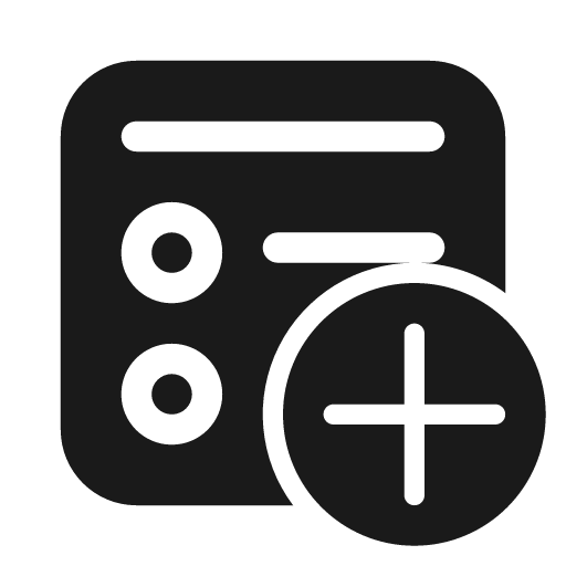 Form new 28 filled icon, filled style, from Fluent UI System Icons