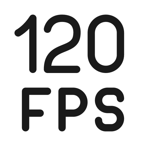 Fps 120 20 regular icon, solid style, from Fluent UI System Icons