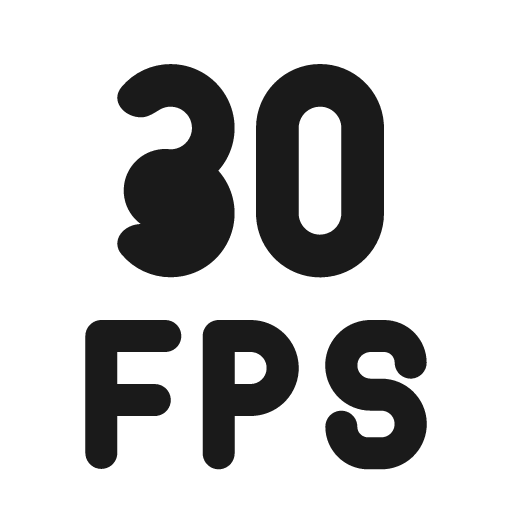 Fps 30 24 filled icon, filled style, from Fluent UI System Icons
