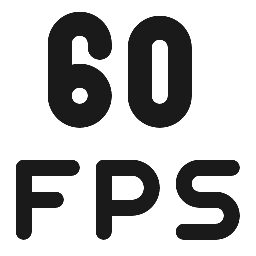 Fps 60 16 filled icon, filled style, from Fluent UI System Icons