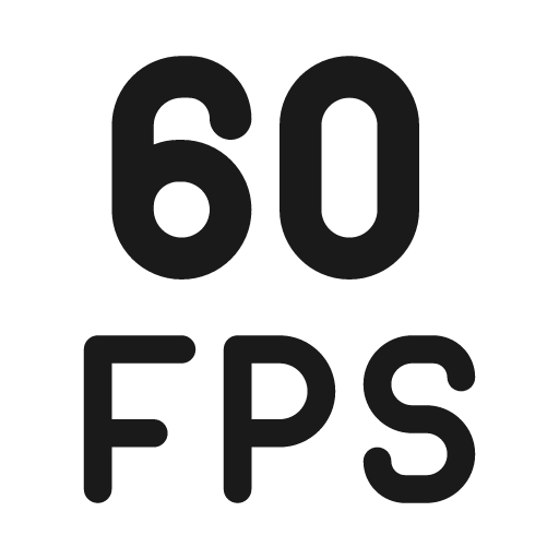 Fps 60 20 filled icon, filled style, from Fluent UI System Icons