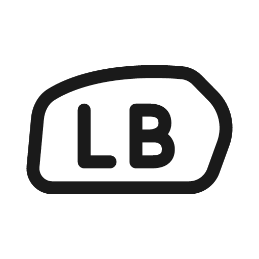 Game controller bumper left 20 regular icon, solid style, from Fluent UI System Icons