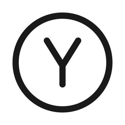 Game controller button y 20 regular icon, solid style, from Fluent UI System Icons