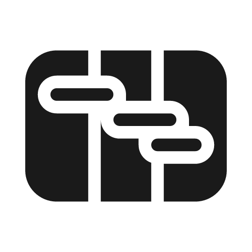 Gantt chart 20 filled icon, filled style, from Fluent UI System Icons