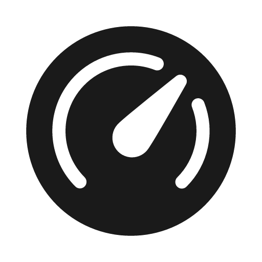 Gauge 20 filled icon, filled style, from Fluent UI System Icons