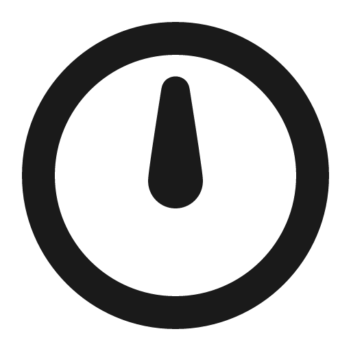 Gauge rotate 0 16 filled icon, filled style, from Fluent UI System Icons