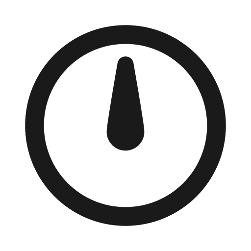 Gauge rotate 0 20 filled icon, filled style, from Fluent UI System Icons