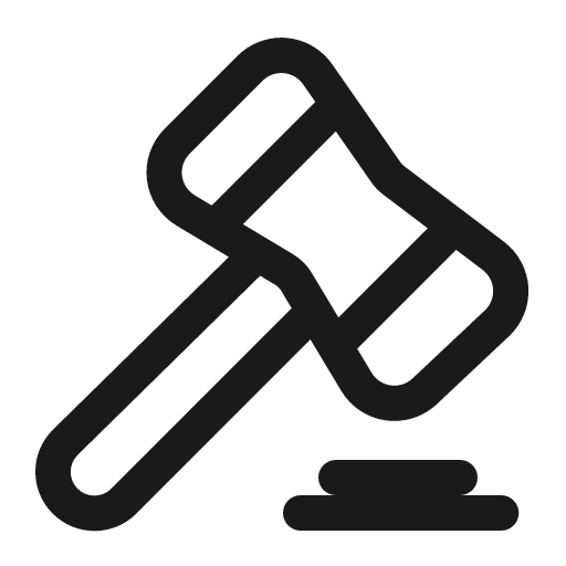 Gavel 32 regular icon, solid style, from Fluent UI System Icons