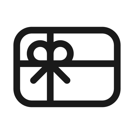 Gift card 20 regular icon, solid style, from Fluent UI System Icons