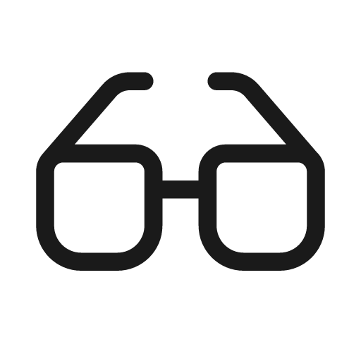 Glasses 20 regular icon, solid style, from Fluent UI System Icons