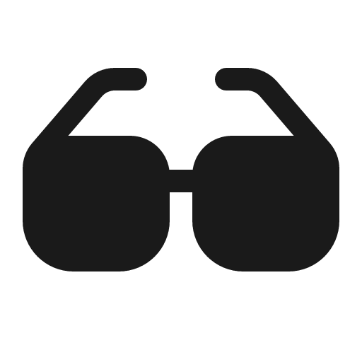 Glasses 32 filled icon, filled style, from Fluent UI System Icons