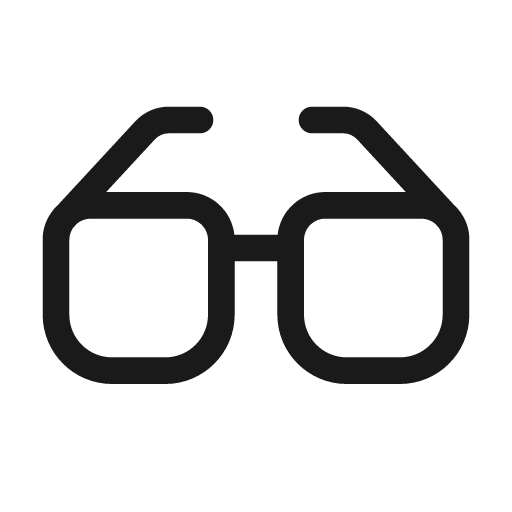 Glasses 48 regular icon, solid style, from Fluent UI System Icons