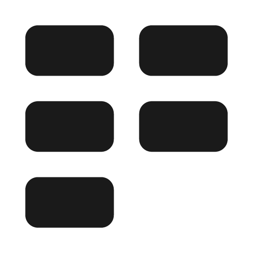 Grid kanban 20 filled icon, filled style, from Fluent UI System Icons