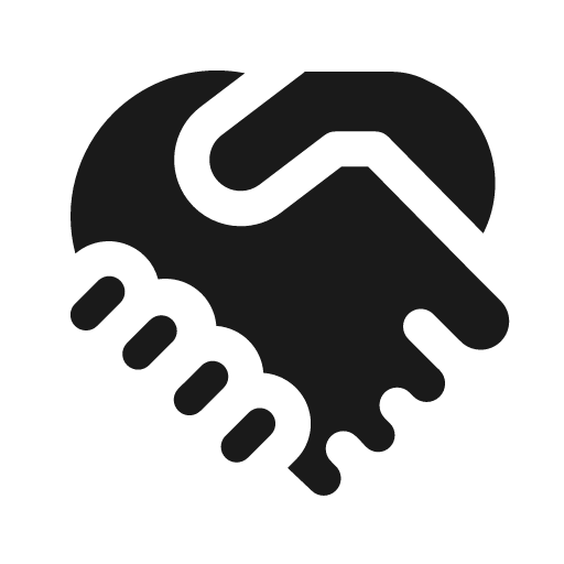 Handshake 16 filled icon, filled style, from Fluent UI System Icons
