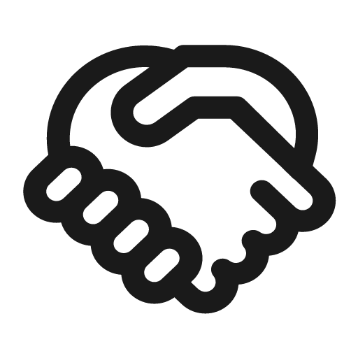 Handshake 16 regular icon, solid style, from Fluent UI System Icons