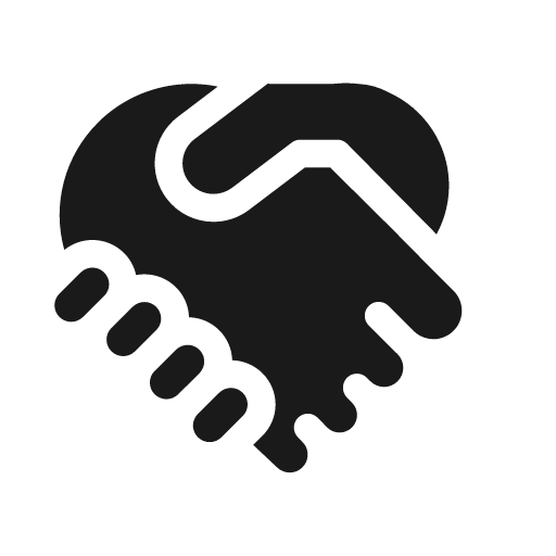 Handshake 20 filled icon, filled style, from Fluent UI System Icons