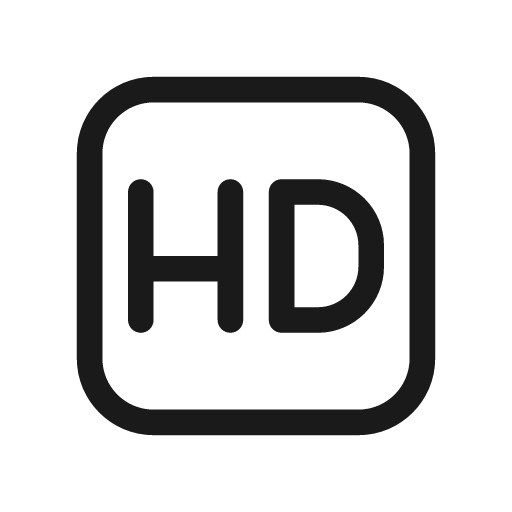 Hd 20 regular icon, solid style, from Fluent UI System Icons