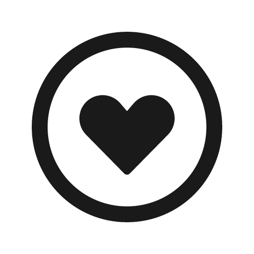 Heart circle 16 regular icon, solid style, from Fluent UI System Icons