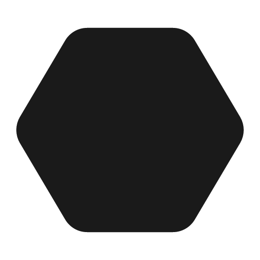 Hexagon 28 filled icon, filled style, from Fluent UI System Icons