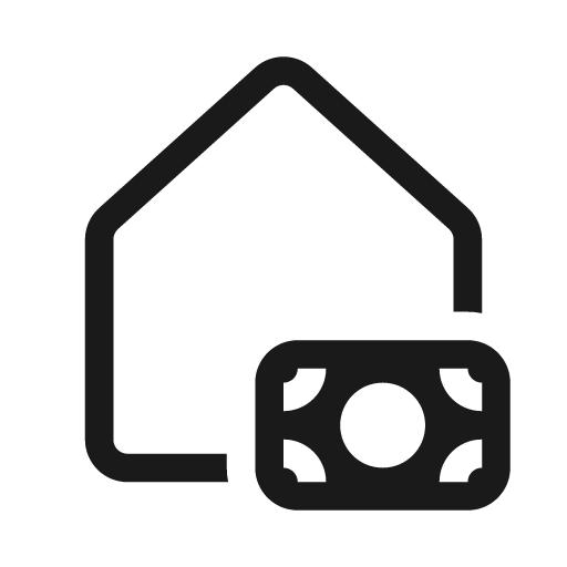 Home money 20 regular icon, solid style, from Fluent UI System Icons
