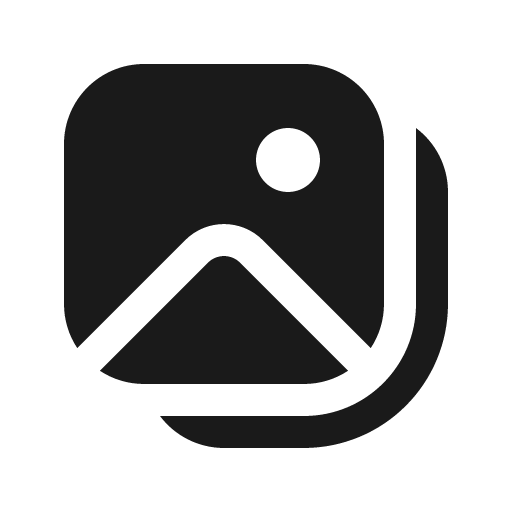 Image multiple 16 filled icon, filled style, from Fluent UI System Icons