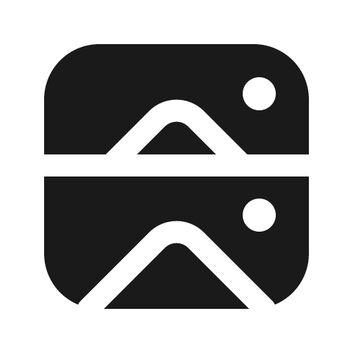 Image stack 16 filled icon, filled style, from Fluent UI System Icons