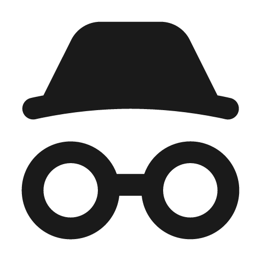 Incognito 12 filled icon, filled style, from Fluent UI System Icons