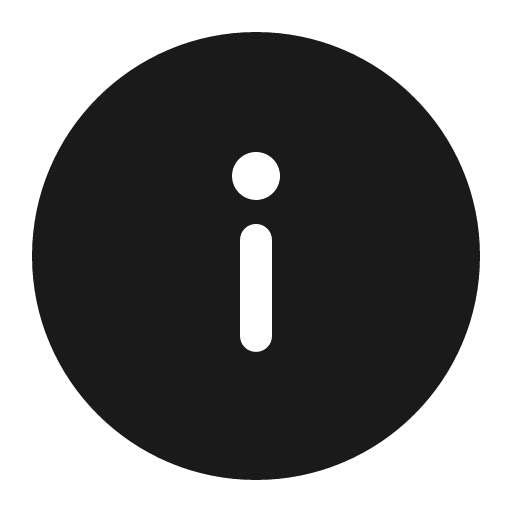 Info 16 filled icon, filled style, from Fluent UI System Icons