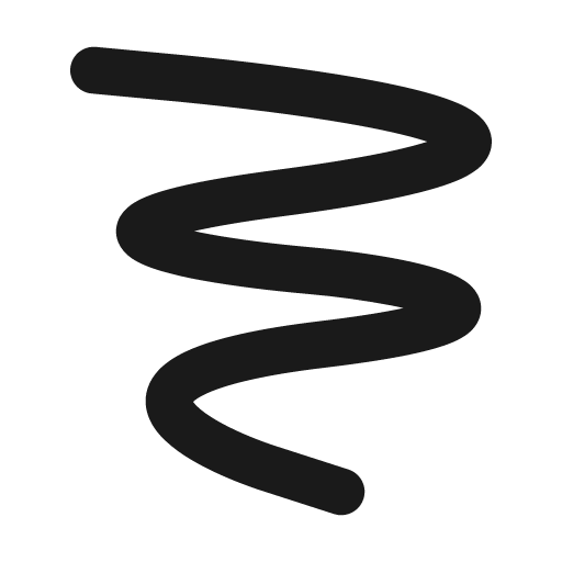 Ink stroke 24 filled icon, filled style, from Fluent UI System Icons