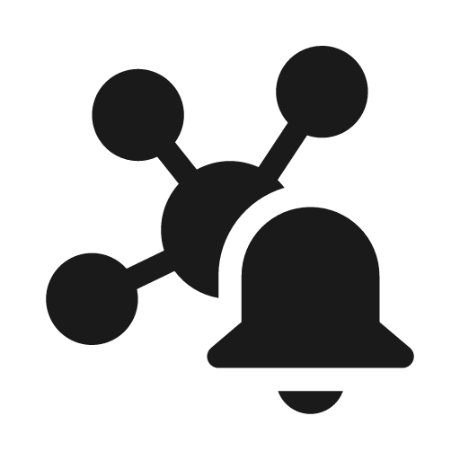 Iot alert 20 filled icon, filled style, from Fluent UI System Icons