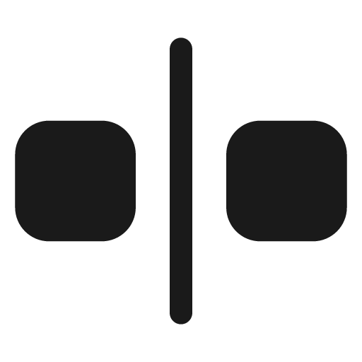 Item compare 24 filled icon, filled style, from Fluent UI System Icons