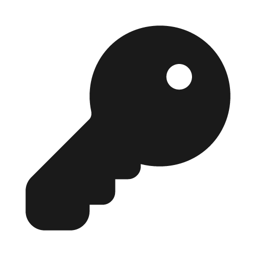 Key 20 filled icon, filled style, from Fluent UI System Icons