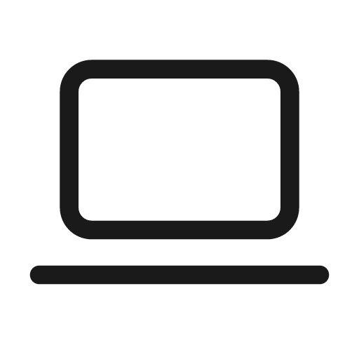 Laptop 48 regular icon, solid style, from Fluent UI System Icons