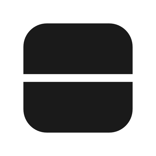 Layout row two 20 filled icon, filled style, from Fluent UI System Icons