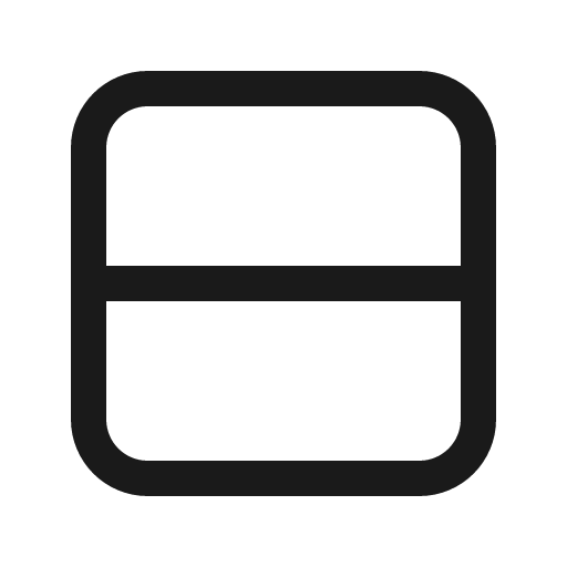 Layout row two 24 regular icon, solid style, from Fluent UI System Icons