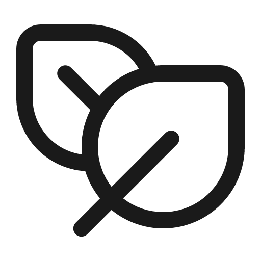 Leaf two 32 regular icon, solid style, from Fluent UI System Icons