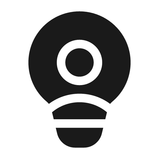 Lightbulb person 28 filled icon, filled style, from Fluent UI System Icons