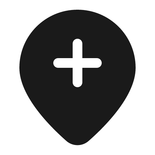 Location add 16 filled icon, filled style, from Fluent UI System Icons