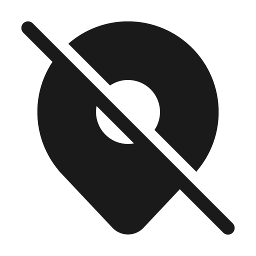 Location off 48 filled icon, filled style, from Fluent UI System Icons