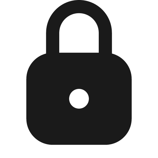 Lock closed 12 filled icon, filled style, from Fluent UI System Icons