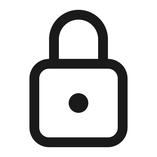 Lock closed 16 regular icon, solid style, from Fluent UI System Icons