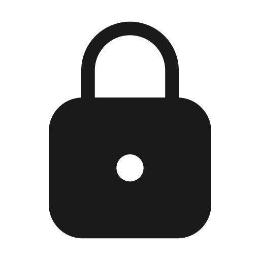 Lock closed 48 filled icon, filled style, from Fluent UI System Icons
