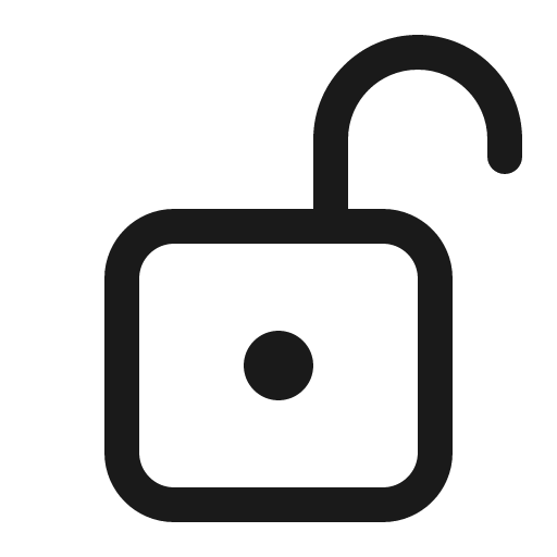 Lock open 16 regular icon, solid style, from Fluent UI System Icons