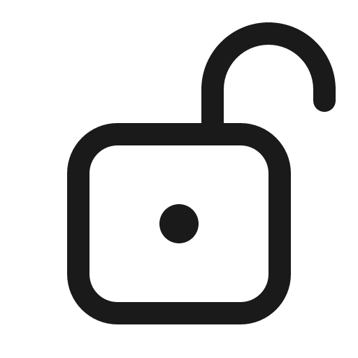 Lock open 32 regular icon, solid style, from Fluent UI System Icons