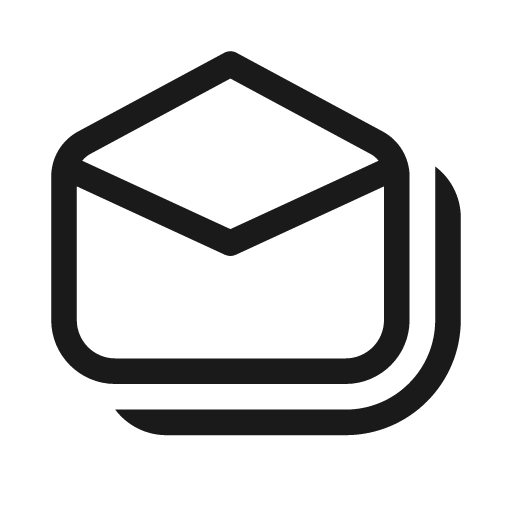 Mail all read 20 regular icon, solid style, from Fluent UI System Icons